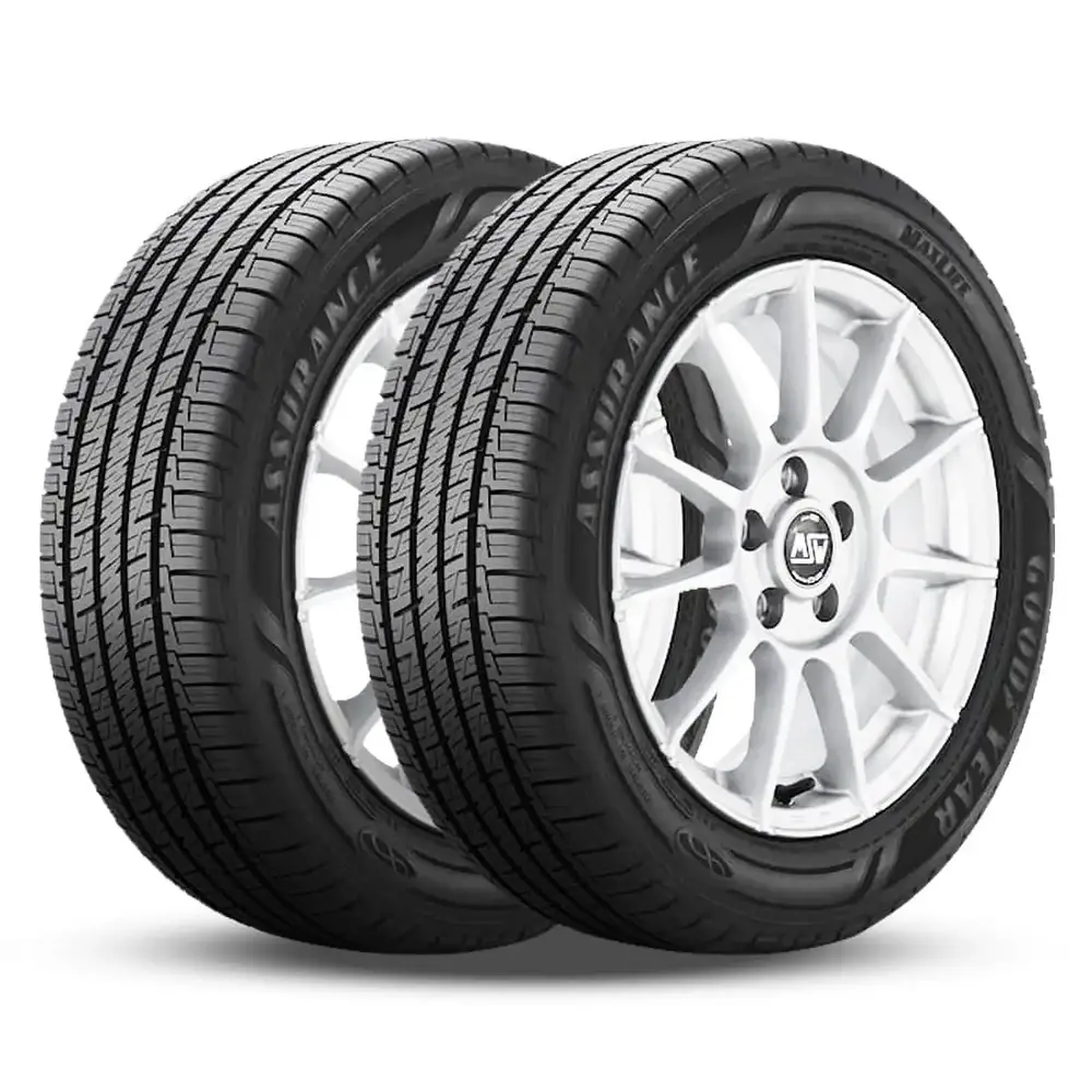 2 Goodyear Assurance Maxlife 225/60R16 98H Tires All Season 85K Mileage Warranty 110407545 / 225/60/16 / 2256016