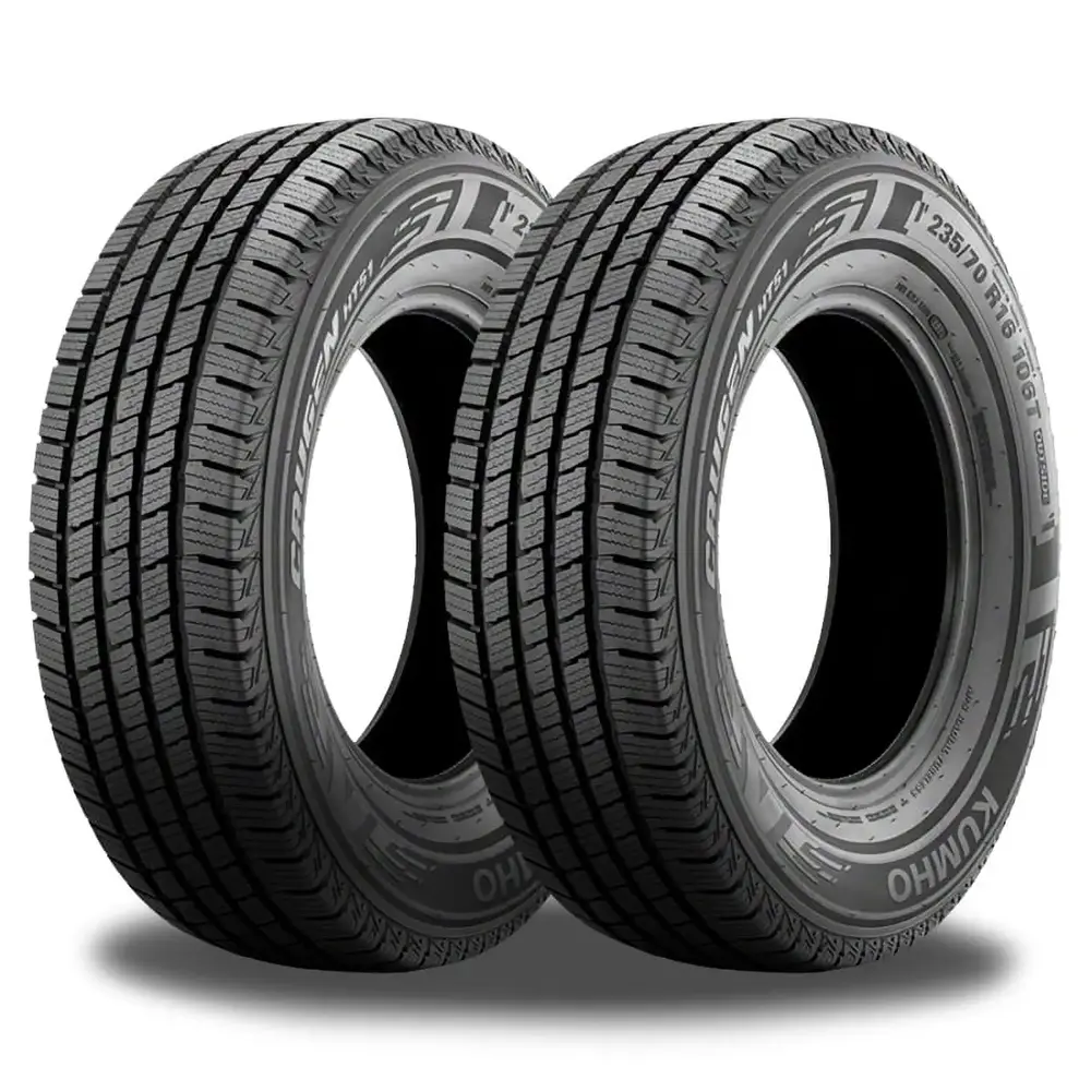 2 KUMHO Crugen HT51 235/75R15 109T All Season Tires 70000 Mileage. 3PMSF Rated 2230843 / 235/75/15 / 2357515