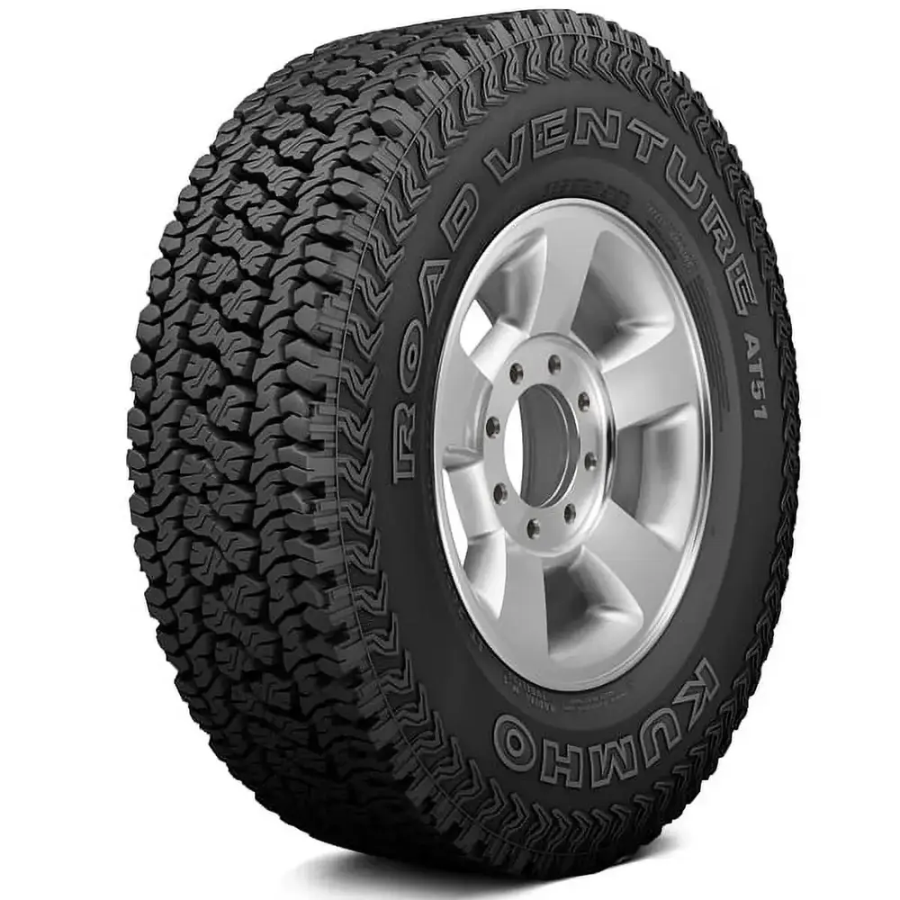 2 Kumho Road Venture AT51 LT 315/75R16 121/118R D/8 All Terrain 3PMSF A/T Tires 2177983 / 315/75/16 / 3157516