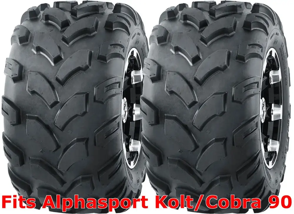 2 WANDA ATV tires 18x9.5-8 18x9.5x8 Alphasport Kolt/Cobra 90 rear P311
