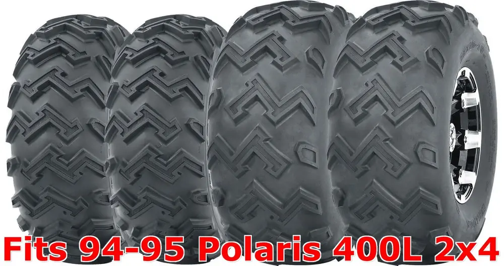 Full Set WANDA ATV tires 22x8-10 Front & 24x11-10 Rear 94-95 Polaris 400L 2x4