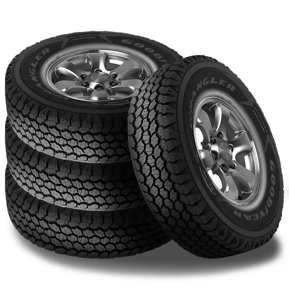 4 Goodyear Wrangler All Terrain Adventure With Kevlar 245/65R17 107T Truck Tires 758592572 / 245/65/17 / 2456517