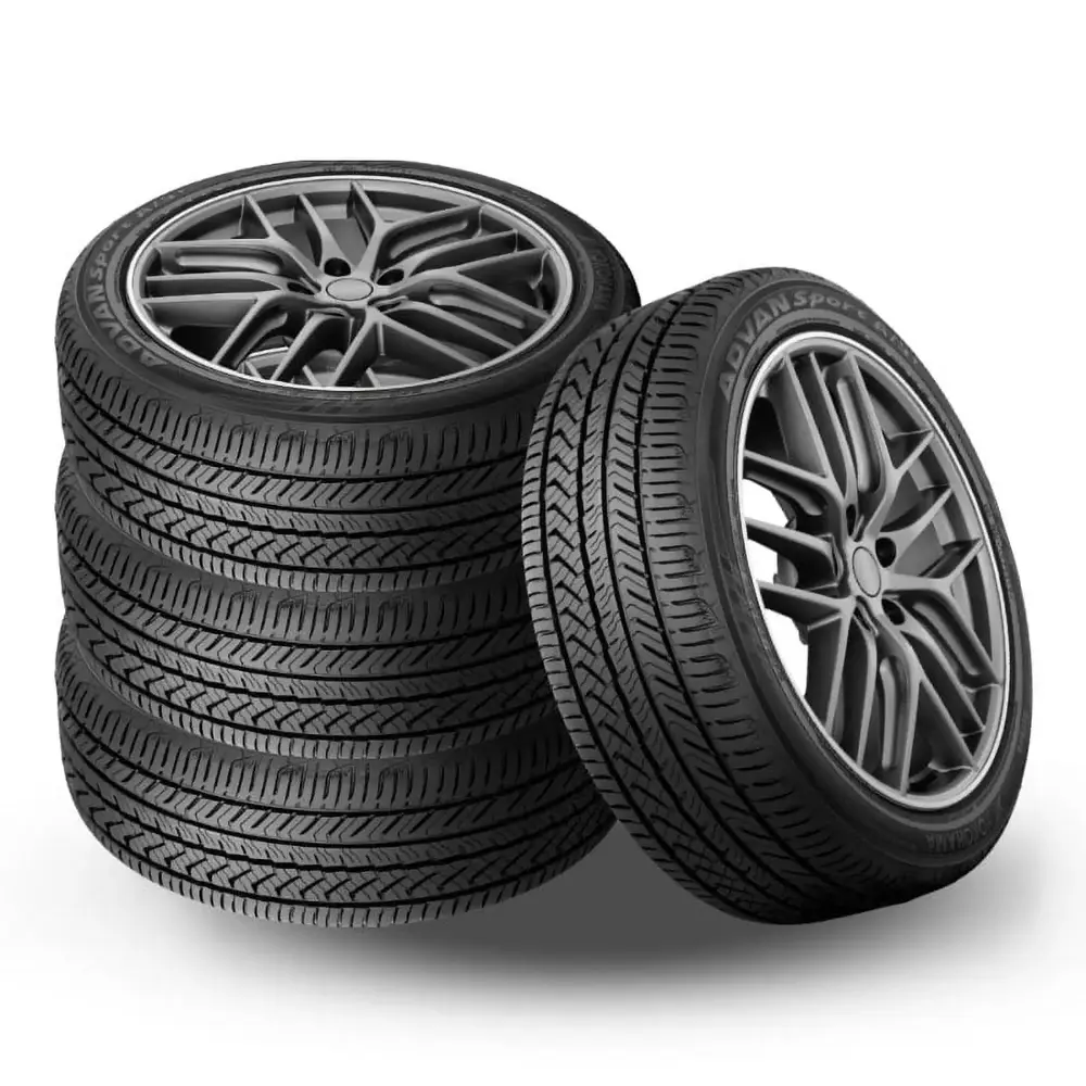 4 Yokohama Advan Sport A/S+ 225/45R17 94W All Season Performance Tires 55K MILE 110140617 / 225/45/17 / 2254517