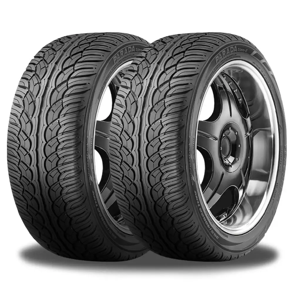 4 Yokohama Parada Spec-X 285/45R22 114V Tires 110100222 / 285/45/22 / 2854522