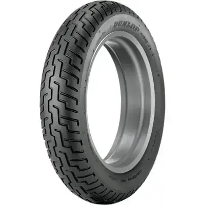 100/90-19 (57H) Dunlop D404 Front Motorcycle Tire Black Wall for Honda Magna VF700C 1987