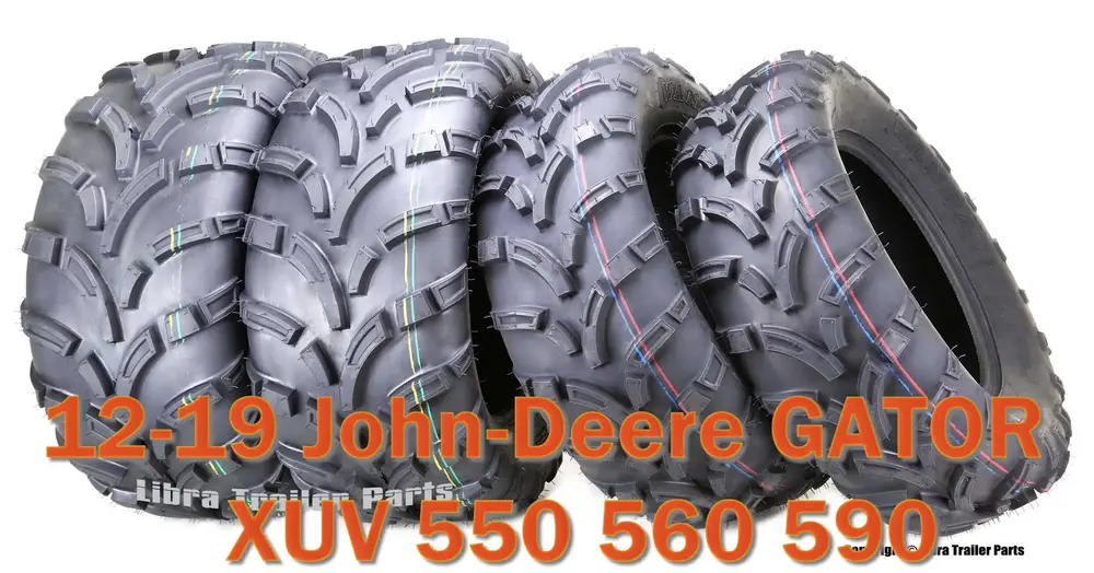 12-19 John-Deere GATOR XUV 550 560 590 ATV Tire Set WANDA 25x8-12 25x10-12 lite Mud