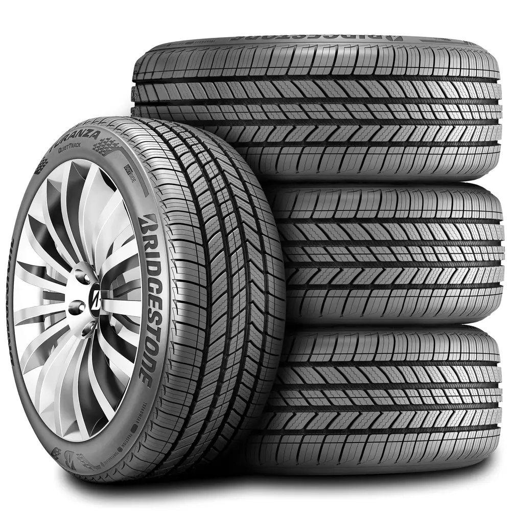 Set of 4 (FOUR) Bridgestone Turanza Quiettrack 215/55R17 94V A/S All Season Tires