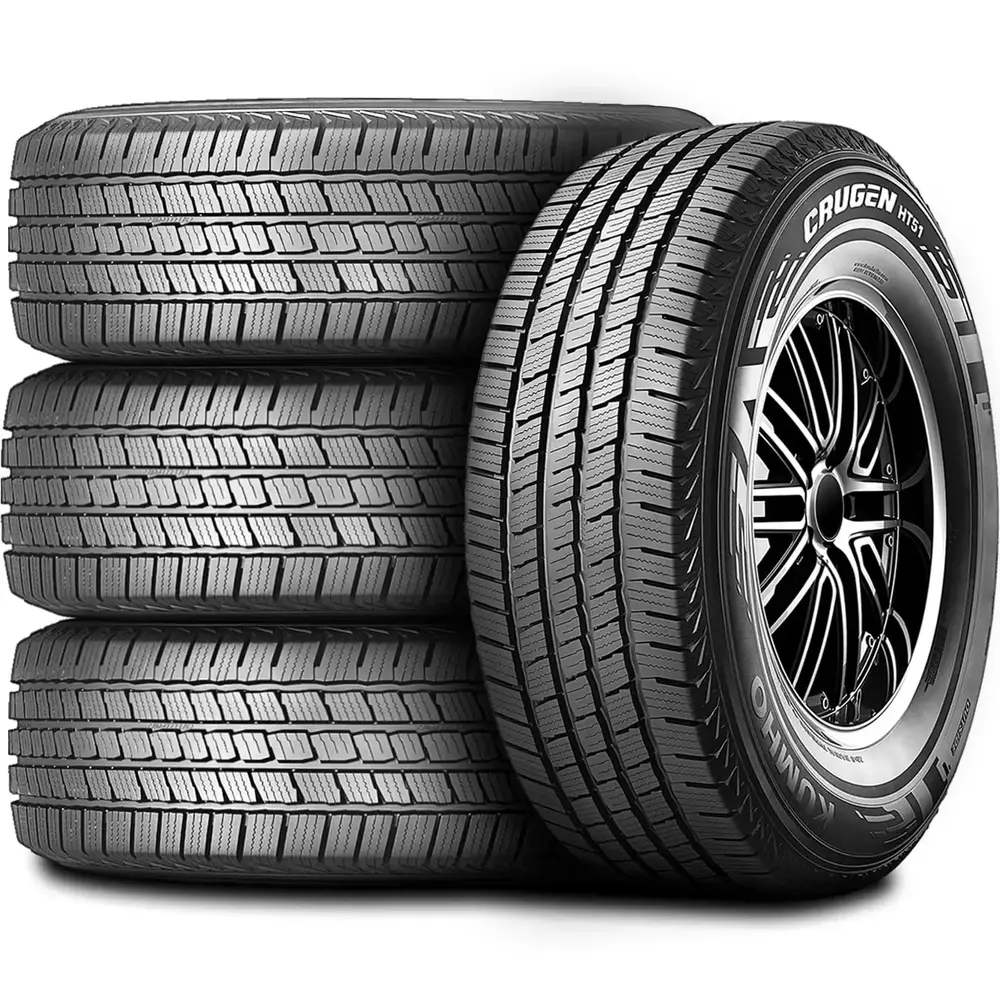 Set of 4 (FOUR) Kumho Crugen HT51 235/75R15 109T XL All Weather Tires