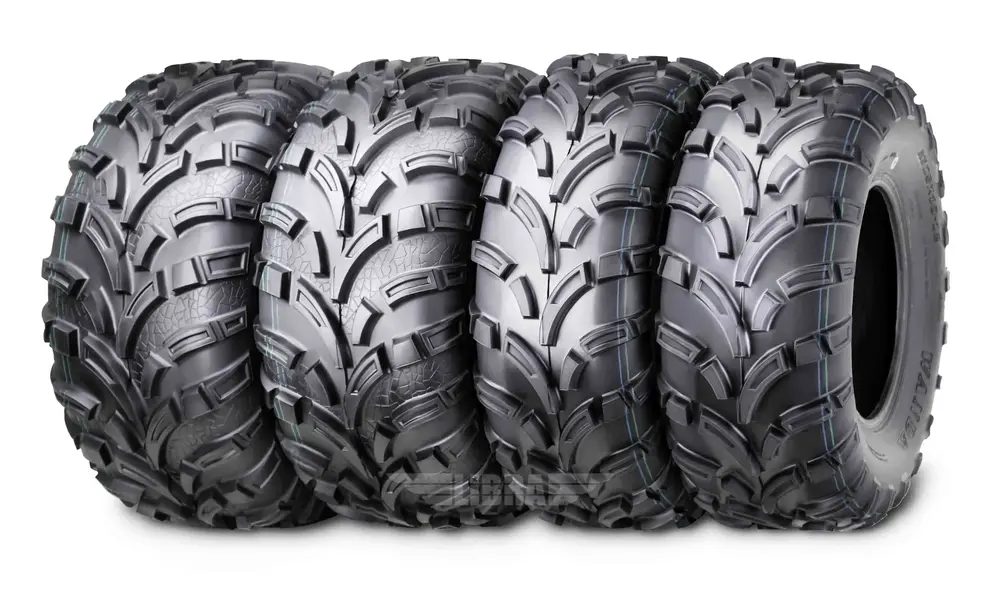 Wanda ATV/UTV Tires 25x10-12 Front & 25x11-12 Rear /6PR P373. Set 4