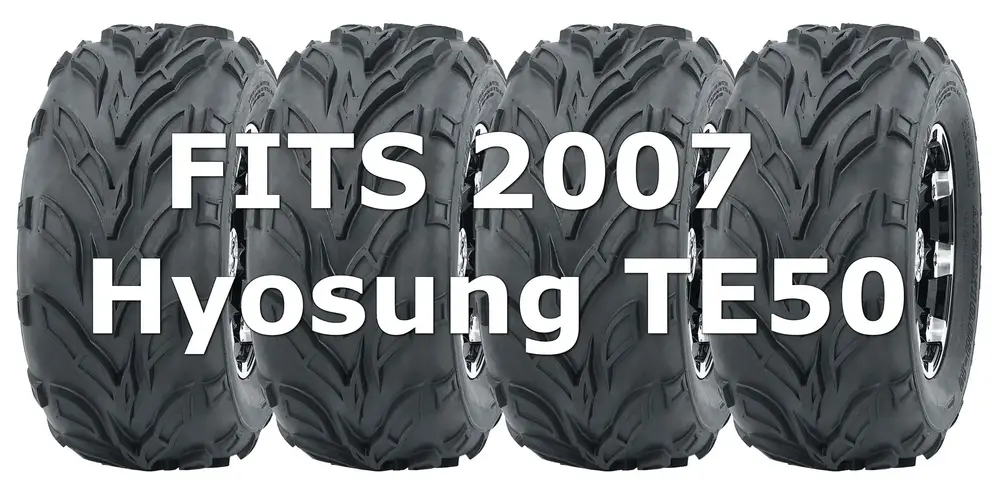 2007 Hyosung TE50 Go Cart Tires WANDA 145/70-6 145x70x6. Set of 4