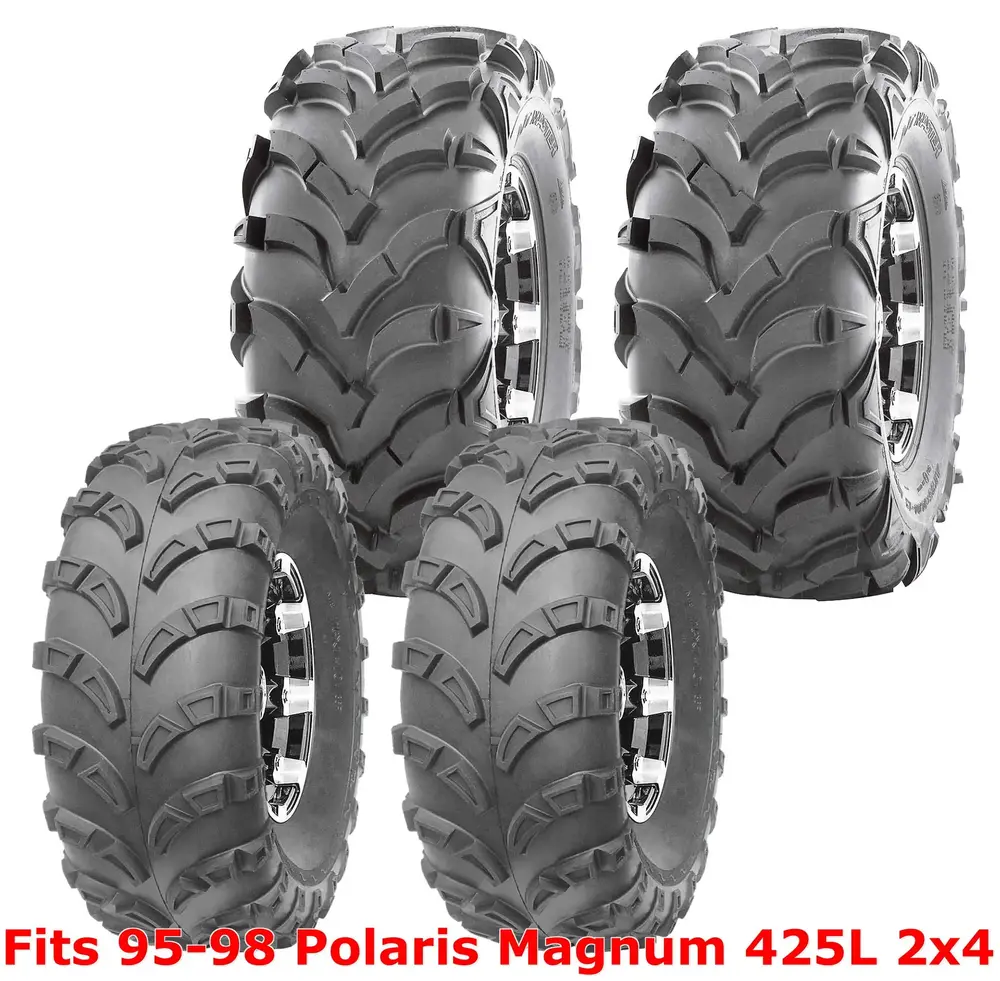 95-98 Polaris Magnum 425L 2x4 Full Set WANDA ATV tires 23x7-10 & 24x11-10 6PR