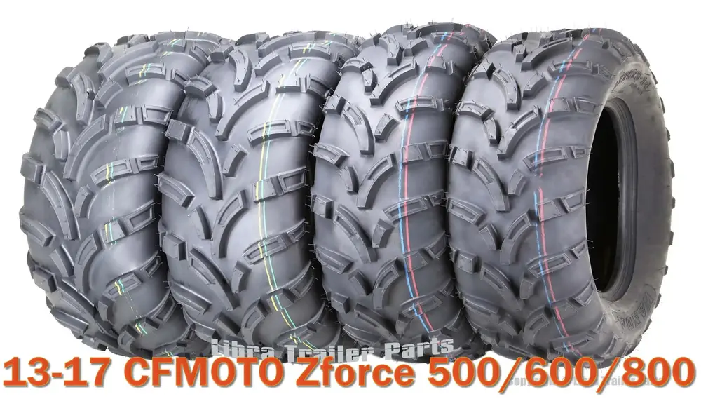 13-17 CFMOTO ZForce 500/600/800 ATV Tire Set 26x9-14 & 26x11-14